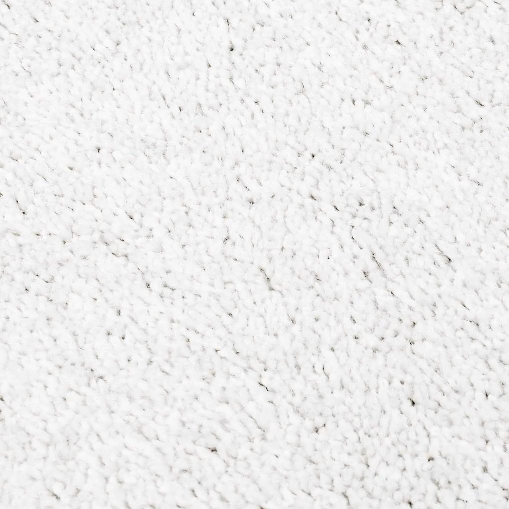 Dekorstudio Moderný koberec MODA SOFT - Biely Rozmer koberca: 120x160cm