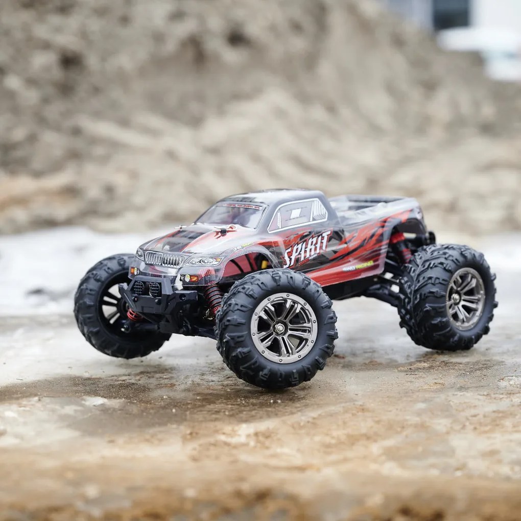 KIK RC auto Q901 Brushless 1:16, 2,4 GHz, 4 kanály, 52 km/h, červené