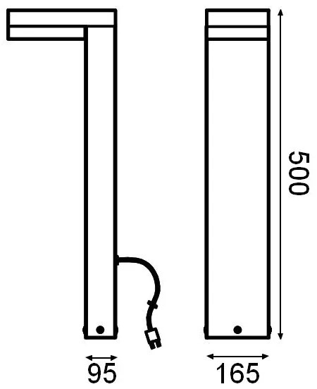 Ledvance - LED Vonkajšia lampa VENUS LED/4W/12V IP44