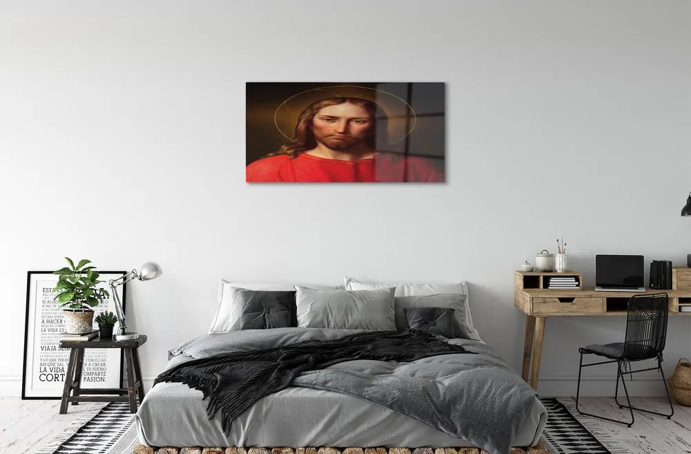 Sklenený obraz Ježiš 140x70 cm