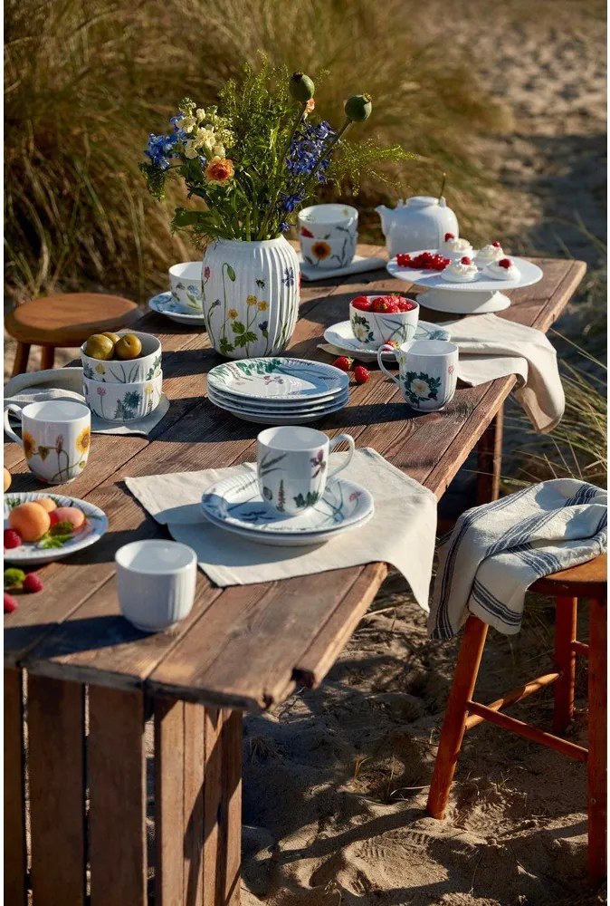 Biely dezertný porcelánový tanier ø 22 cm Hammershøi Summer – Kähler Design