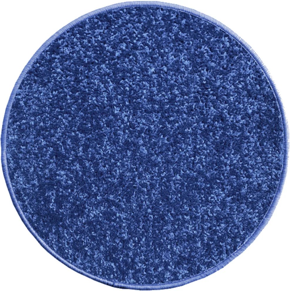 Vopi koberce Eton 2019-82 modrý koberec guľatý - 57x57 (průměr) kruh cm