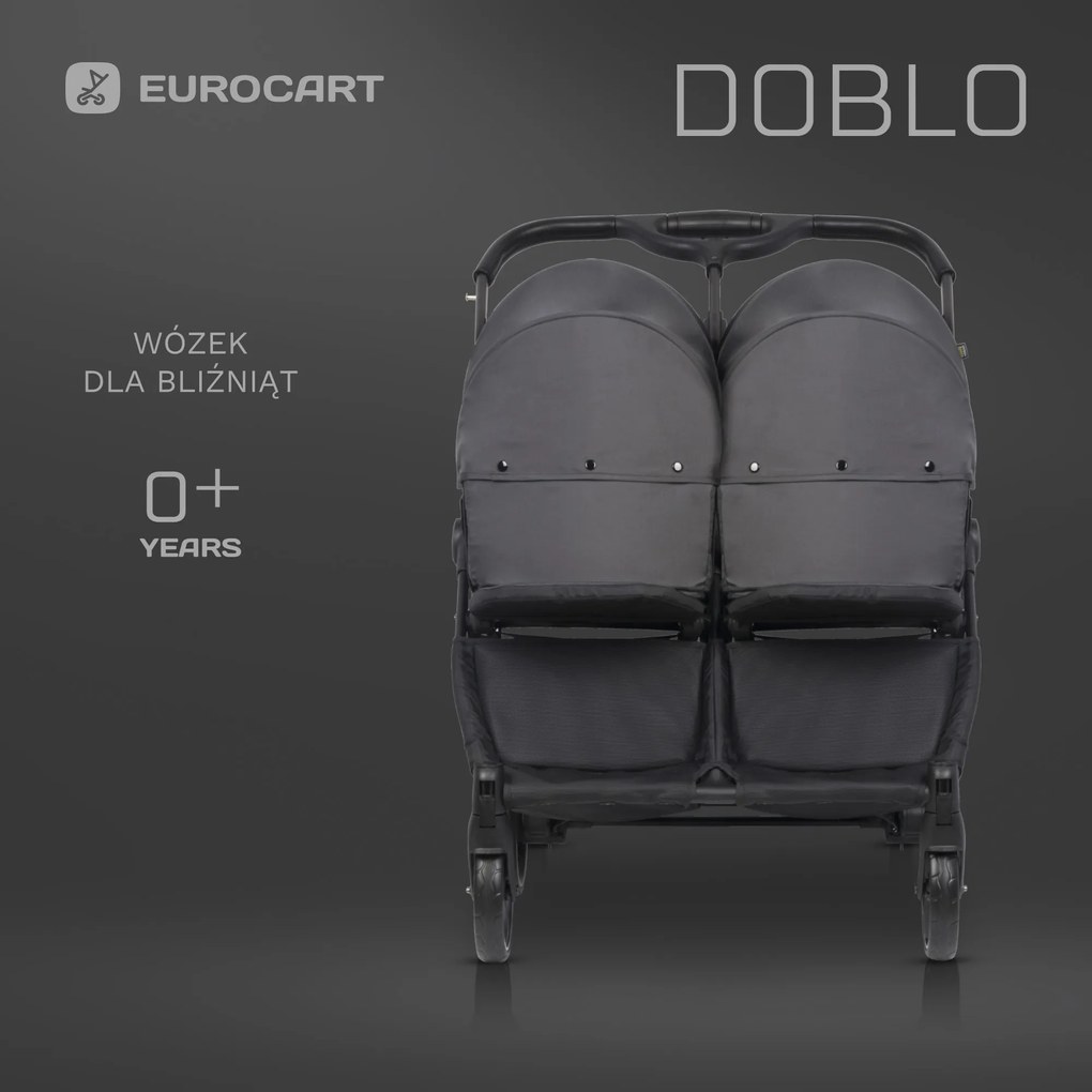 Súrodenecký kočík Euro-Cart Doblo Iron