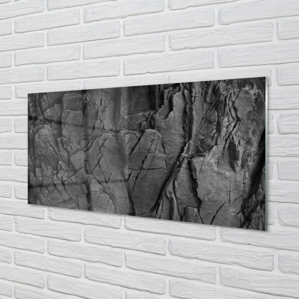 Obraz na skle Kameň štruktúra abstrakcie 100x50 cm