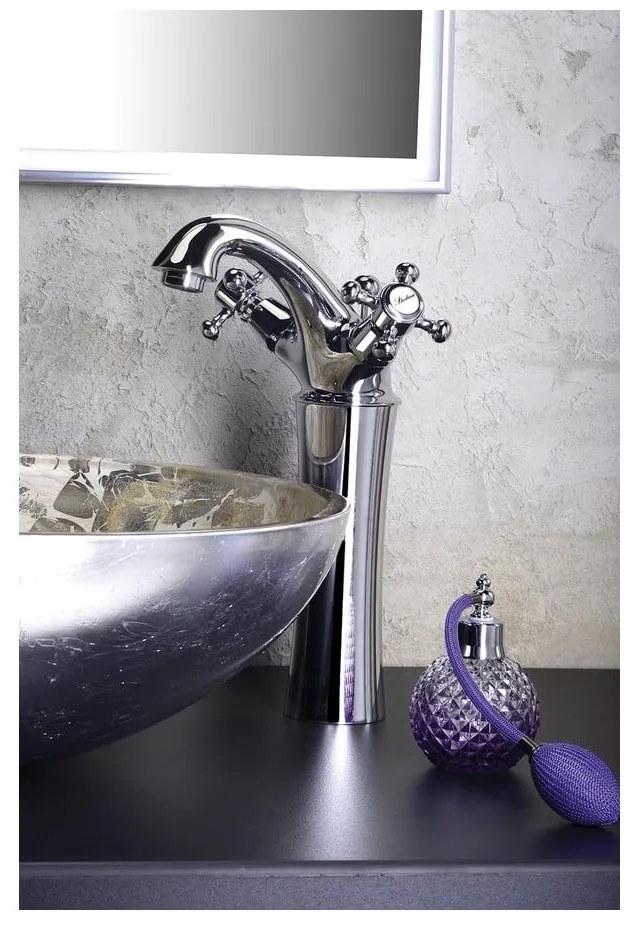 Stojančeková umývadlová batéria v zlatej farbe Antea – Sapho