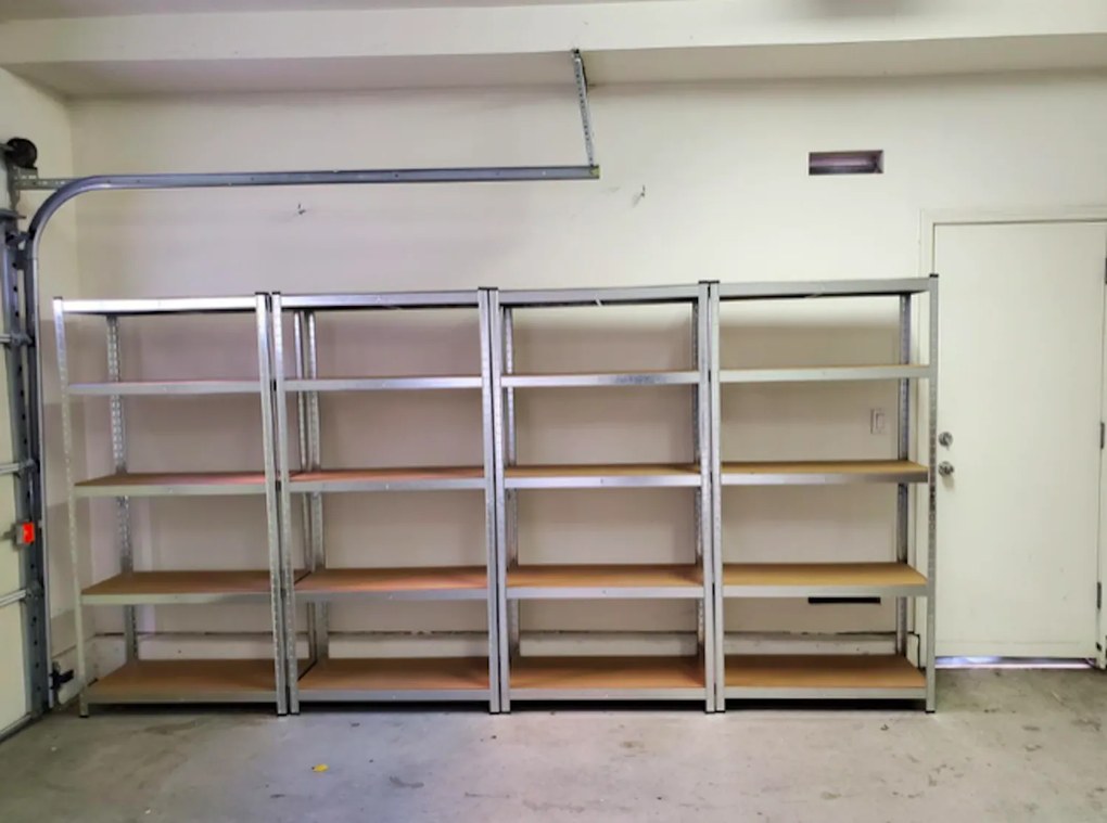 Regál 200x100x40 cm zinkovaný  5-policový, nosnosť 750 kg