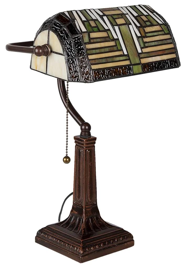 Stolová lampa písací stôl 5LL-6088 Tiffany vzhľad