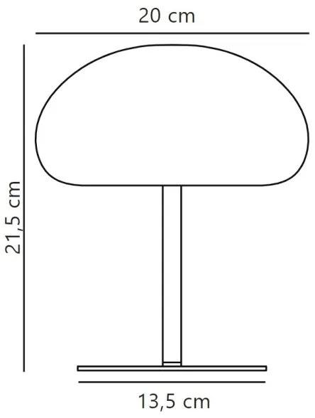 Nordlux - LED stmievateľná vonkajšia stolová lampa SPONGE LED/4,8W/3,7V IP65