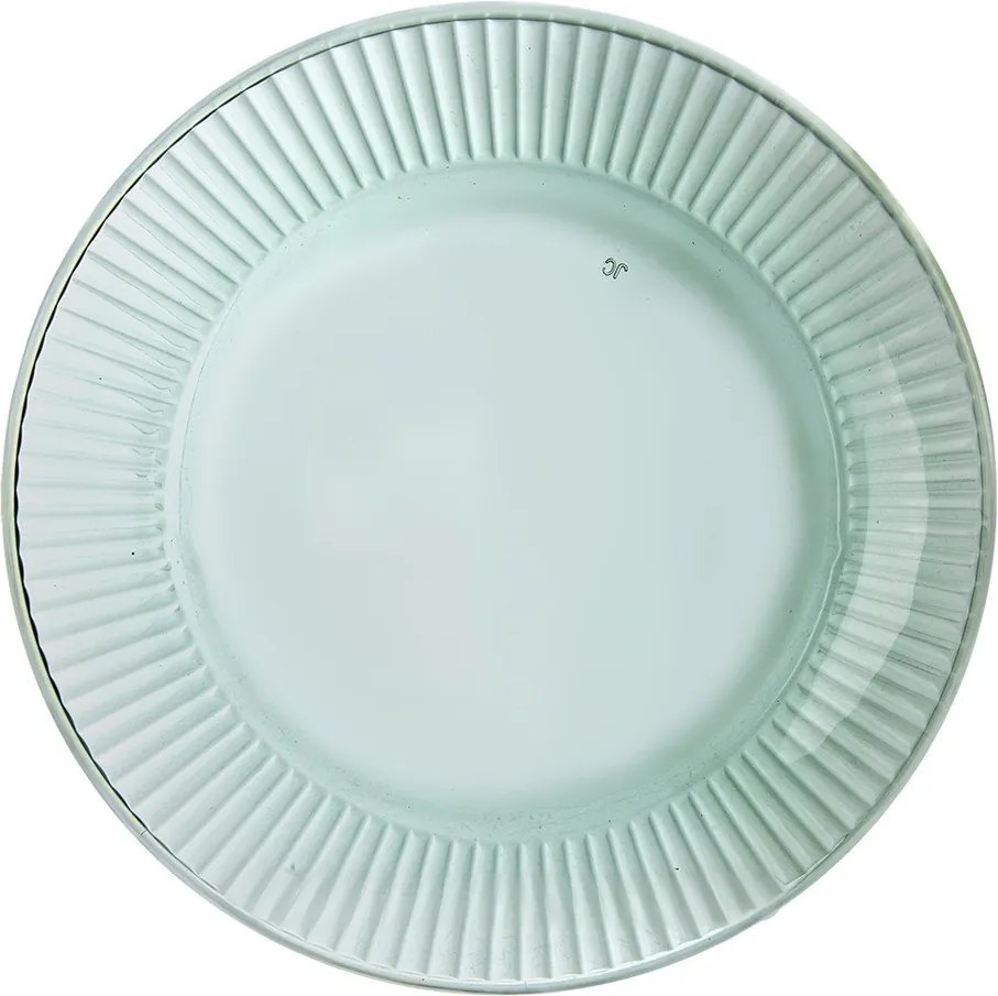 Zelený dezertný sklenený tanier ø 21 cm Verde – Orion