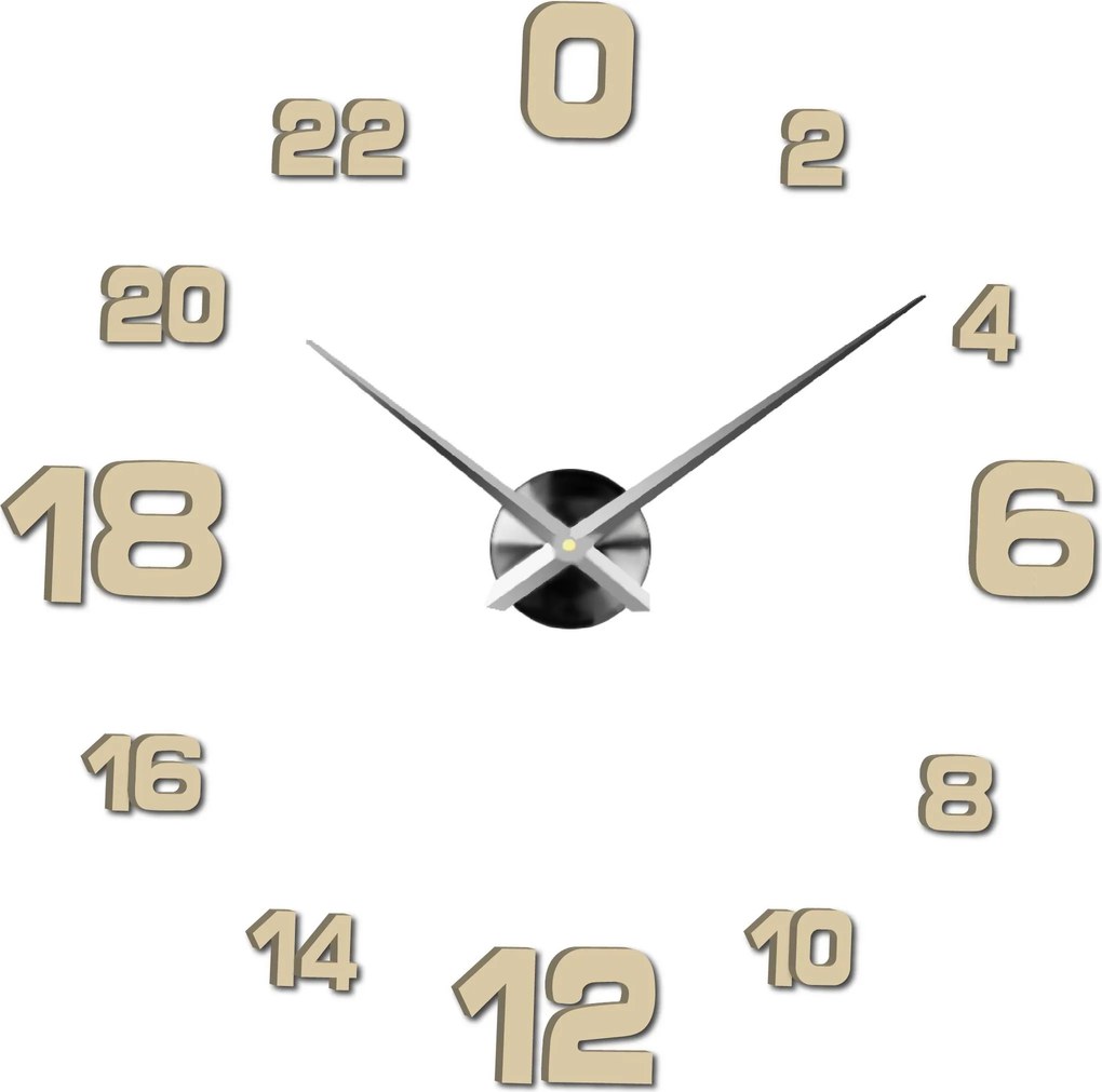 SENTOP | Moderné nalepovacie hodiny na stenu | SENTOP 12S022-Wall clock analógové