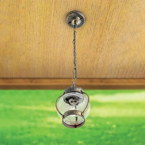 Orion - Vonkajšie závesné svietidlo TAVERNA 1xE27/60W/230V IP23 bronz/patina