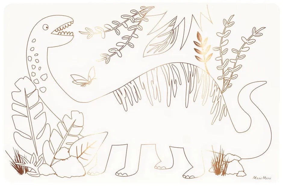 Papierové prestieranie v súprave 8 ks 28x42.5 cm Dinosaurs – Meri Meri