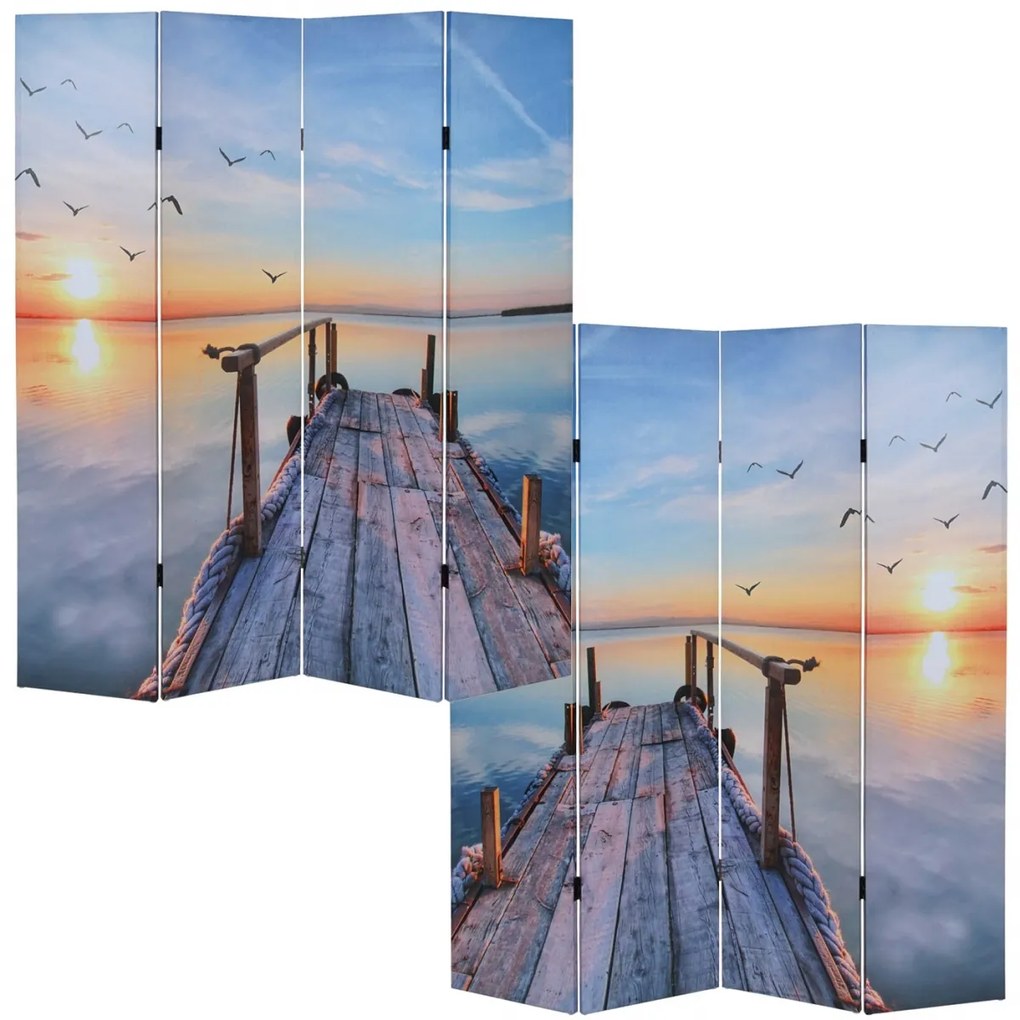 Paraván scenéria západ slnka - 180 x 160 cm