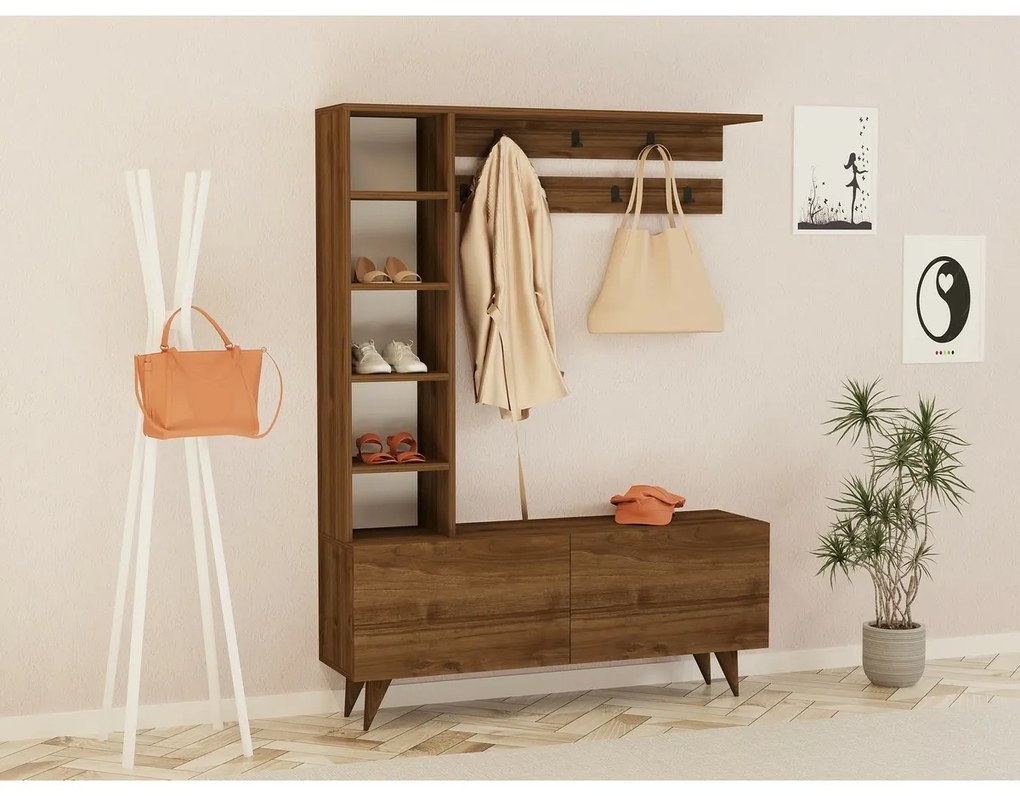 Predsieňová zostava Hale Walnut