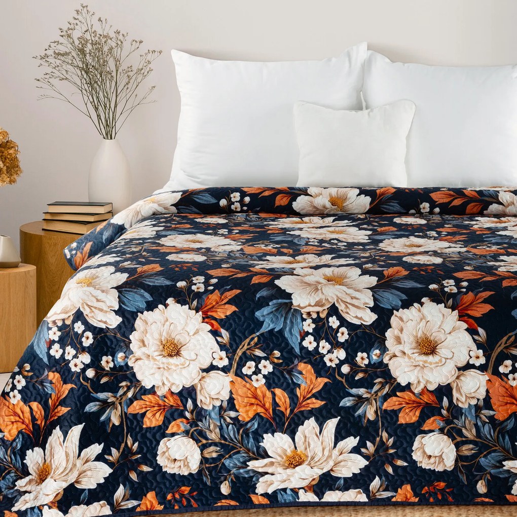 PREHOZ NA POSTEĽ FIORA 170X210 CM KVETY