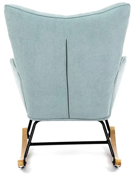 Autronic BONTEC Hojdacie kreslo, modrá, látka, AK-371 BLUE2 Farba: Hnedá
