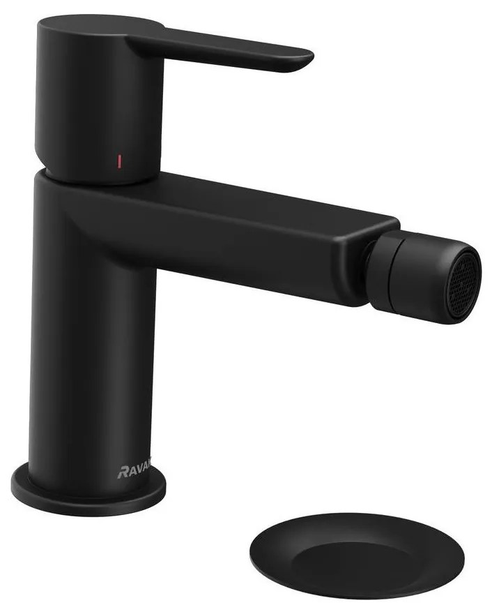 Ravak X070189 - Bidetová batéria + výpusť PURI čierna