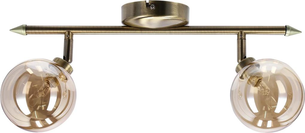 Candellux Rodia stropné svietidlo 2x40 W patinová 92-16539