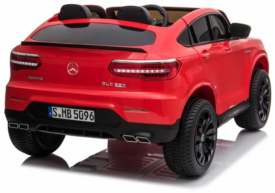 RAMIZ Elektrické autíčko Mercedes GLC 63S - Červené - MOTOR 4x45W - BATÉRIA - 2 x 12V/7Ah 2023