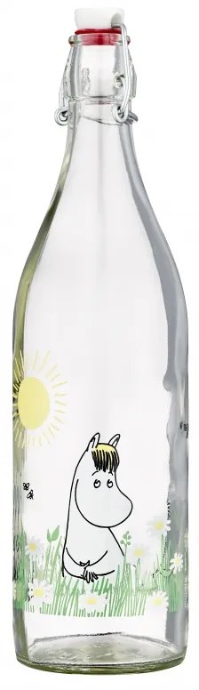 Sklenená fľaša Moomin Meadow 1l