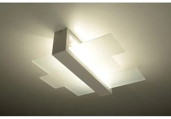 Sollux SL.0078 - Stropné svietidlo FENIKS 2 2xE27/60W/230V biela