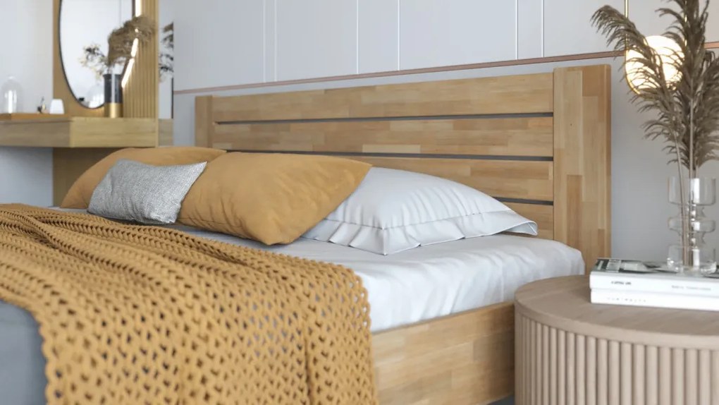 Posteľ Irma 180x200 cm, prírodný buk