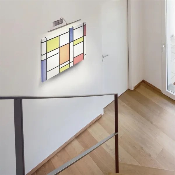 Searchlight 2984-51SS - LED Obrazové svietidlo LED/3W/230V chróm