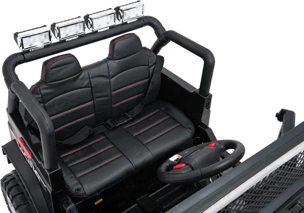 Elektrické autíčko Jeep BEAST 4x4 čierne