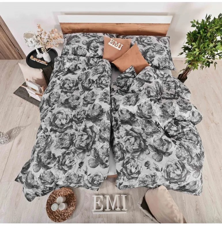 Obliečky bavlnené Kendra EMI, Štandardný set jednolôžko obsahuje 1x 140x200 + 1x 70x90