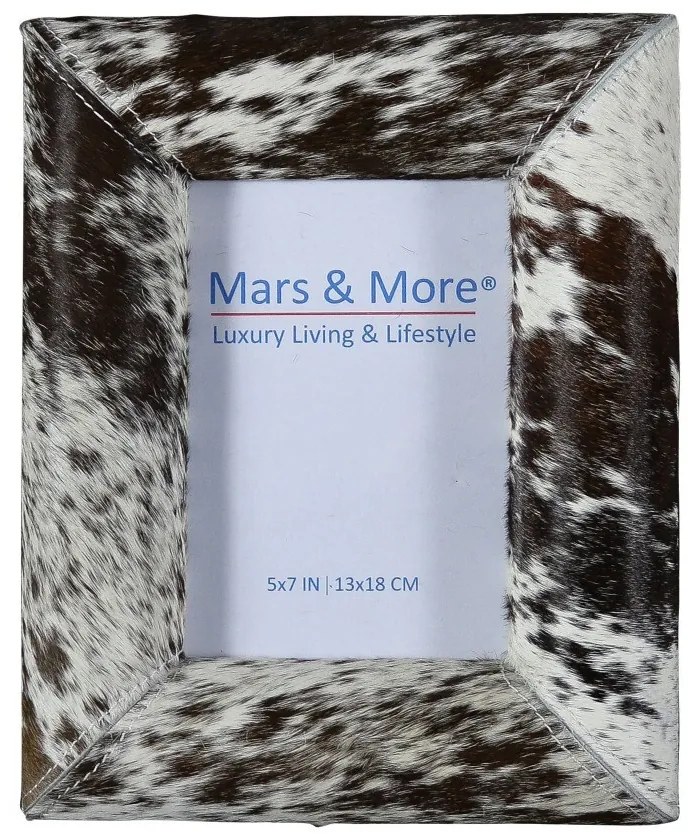 Stojace fotorámček z kravskej kože Gonfler - 13 * 18cm