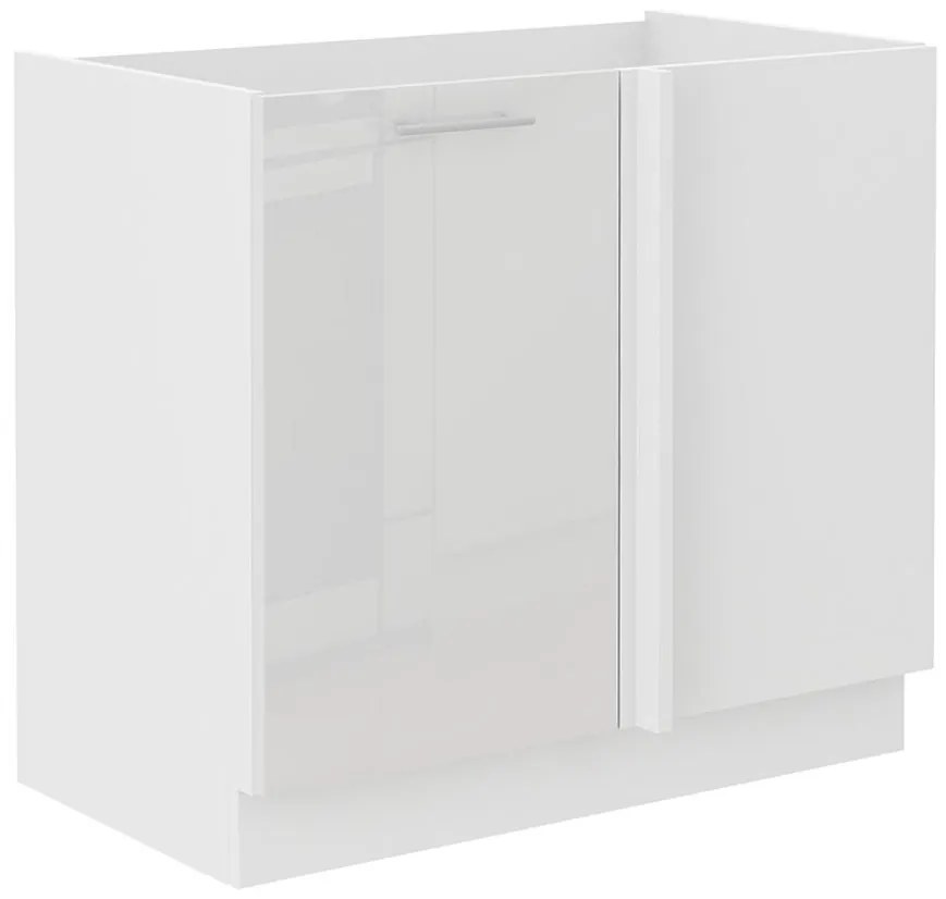 Kuchynská skrinka Lara105 Nd 1f Bb Mdf biely lesk