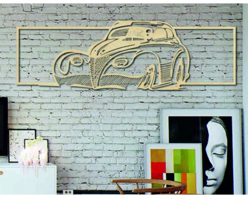 Obraz na stenu auto drevenej preglejky - závan histórie I SENTOP PR0326