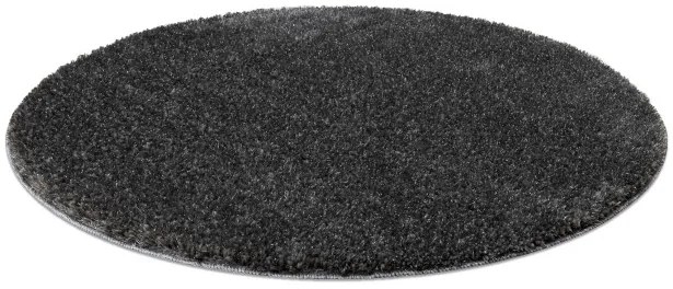 Kúpeľňový koberček SYNERGY glamour / lurex, sivý kruh