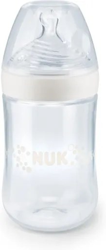 NUK NUK Dojčenská fľaša NUK Nature Sense 260 ml biela Biela |