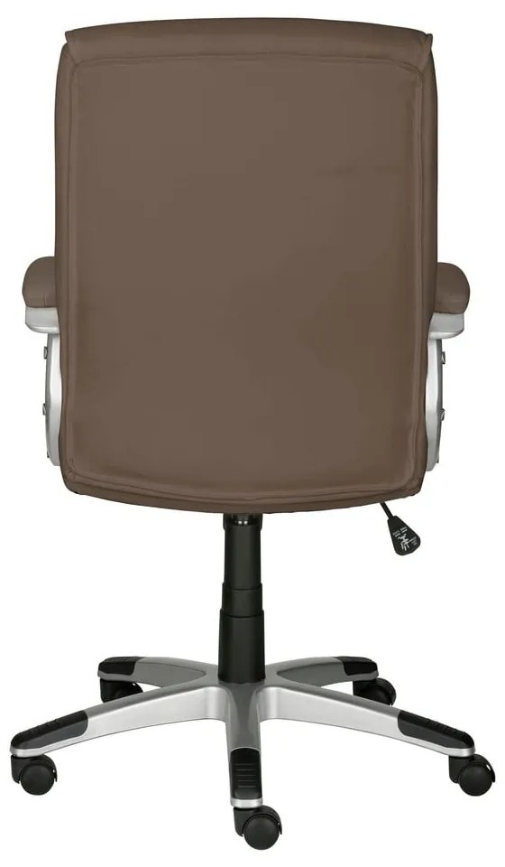 Hnedá kancelárska stolička z imitácie kože Flori – Støraa