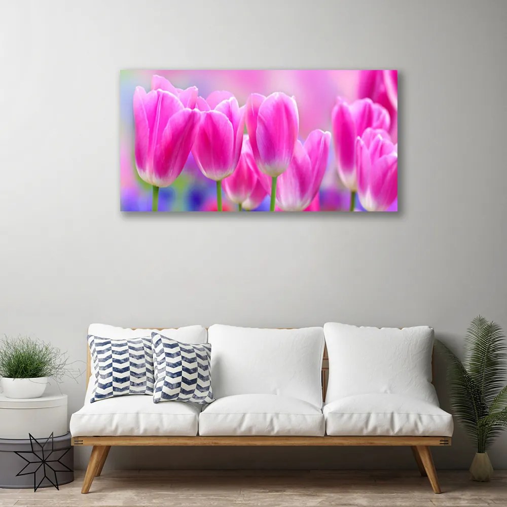 Obraz na plátne Tulipány 100x50 cm