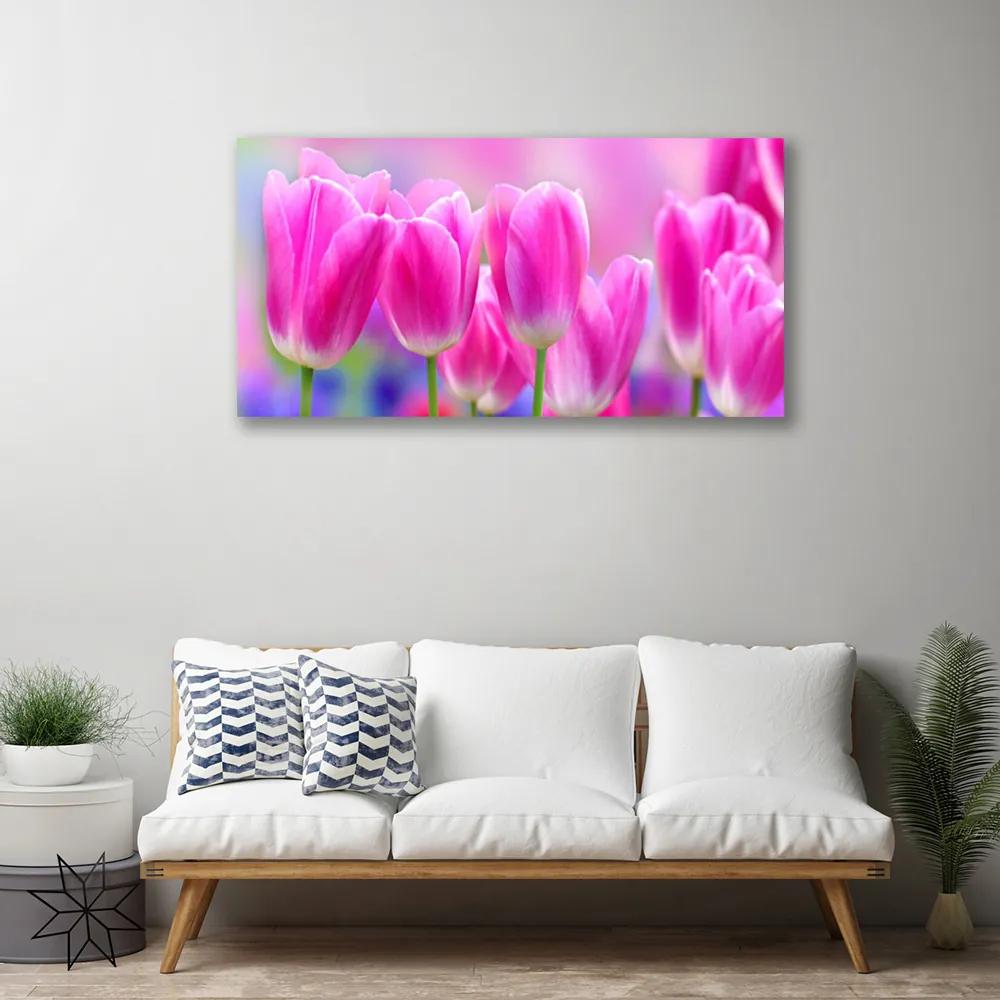 Obraz na plátne Tulipány 140x70 cm