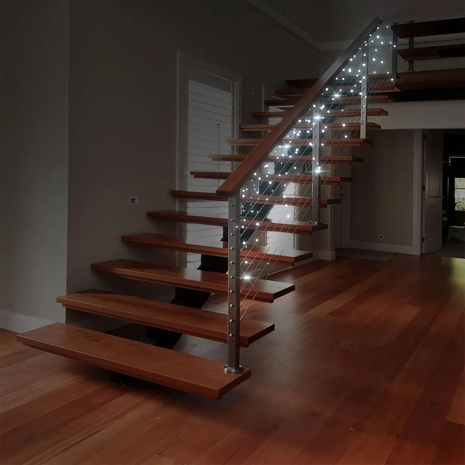 DECOLED LED světelná sada na dům, HOBBY, 4+1 zdarma, ledově bílá, zelený kabel