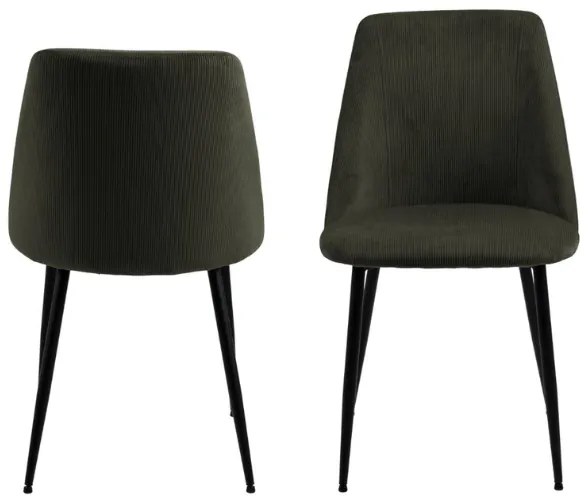Jídelní židle Ines olivově zelená