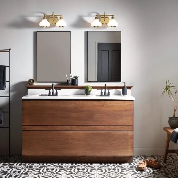 Hinkley HK-AINSLEY2-BATH-BB - LED Kúpeľňové svietidlo AINSLEY 2xG9/3W/230V IP44