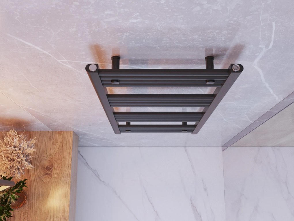 Gamma Erga Basic, vykurovacie teleso 1100x500 mm, 434 W, čierna, ERG-LAV-BASIC-11050-BK