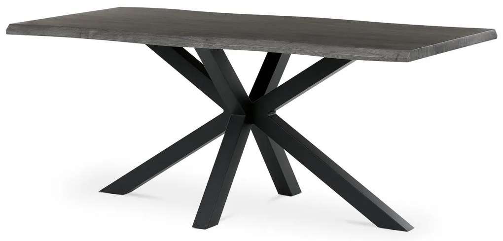 Jedálenský stôl 180 x 90 cm, sivý dub