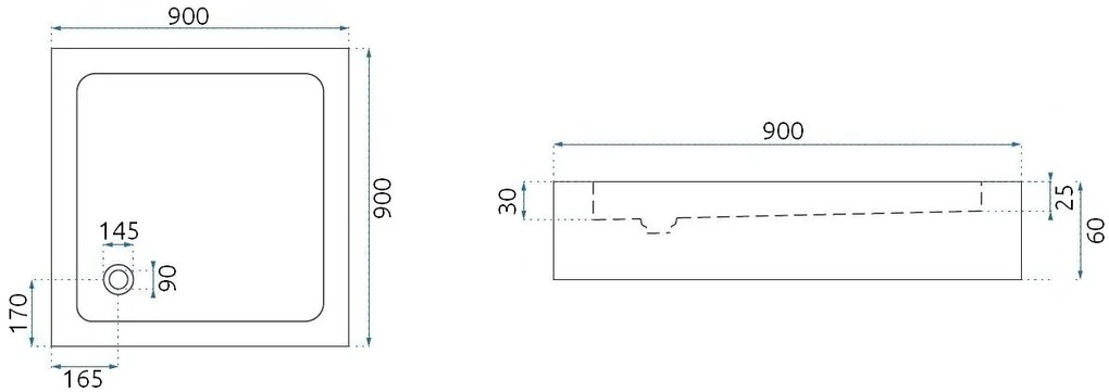 Rea City, sprchovací kút s posuvnými dverami 90(dvere) x 90(dvere) x 190 cm, zlatý matný profil + čierna sprchová vanička Savoy, KPL-K6445