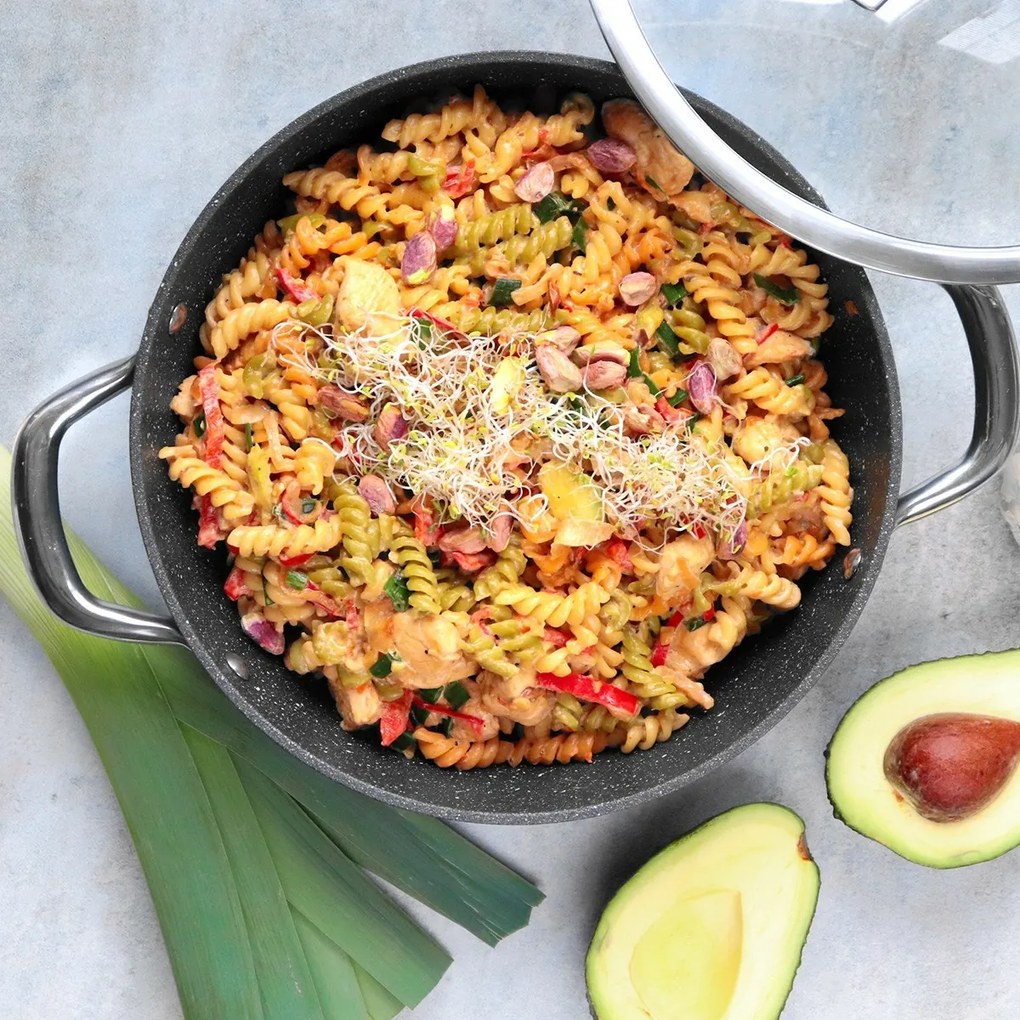 TESCOMA panvica hlboká PRESIDENT Stone s pokrievkou ø 26 cm , 26 cm