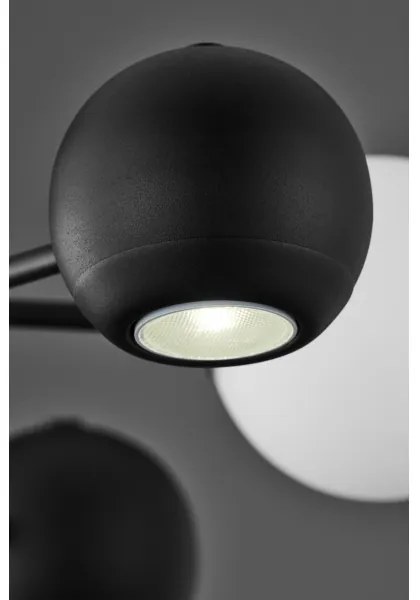 Jupiter 1997 - Luster na tyči MOKA 3xGU10/10W/230V + 3xG9/10W/230V čierna/biela