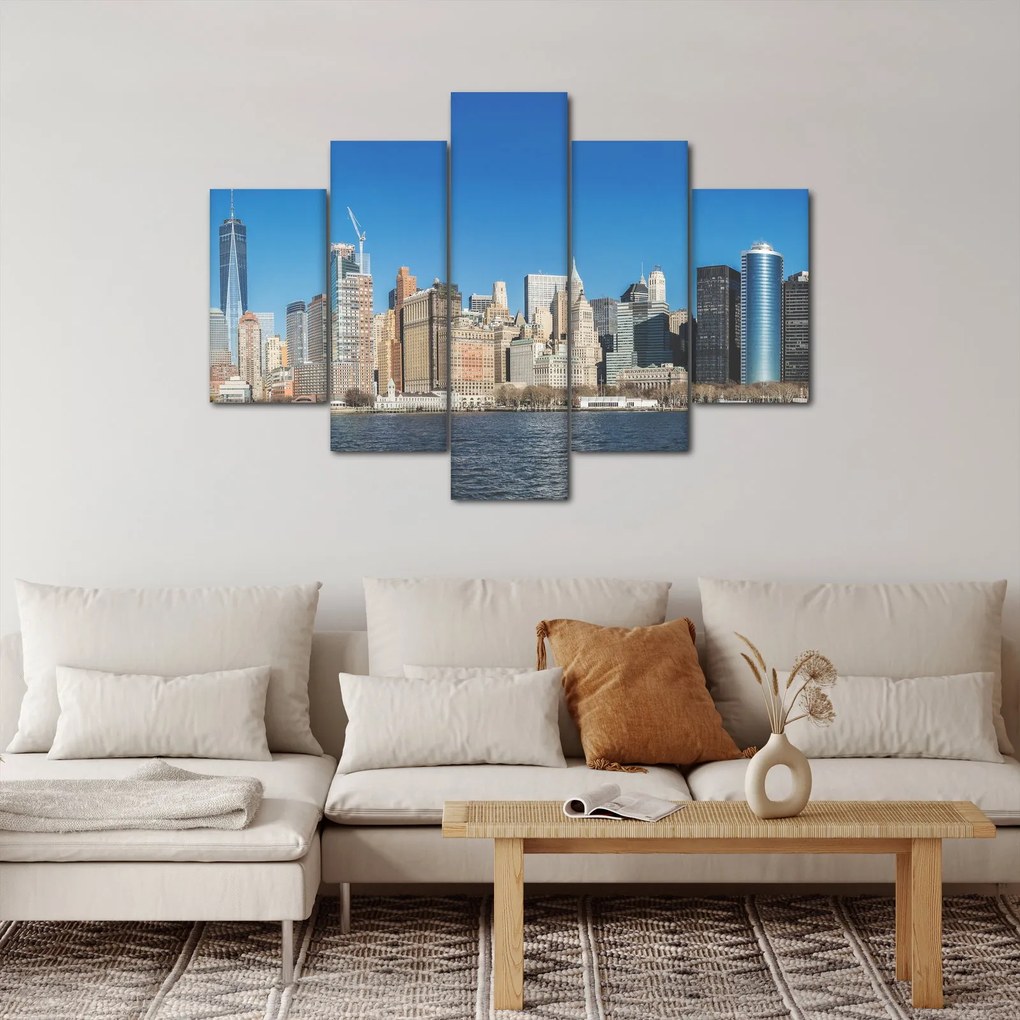 Obraz - Manhattan v New Yorku (150x105 cm)