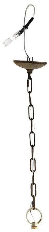 Luster zlatá patina retro 41*41*75