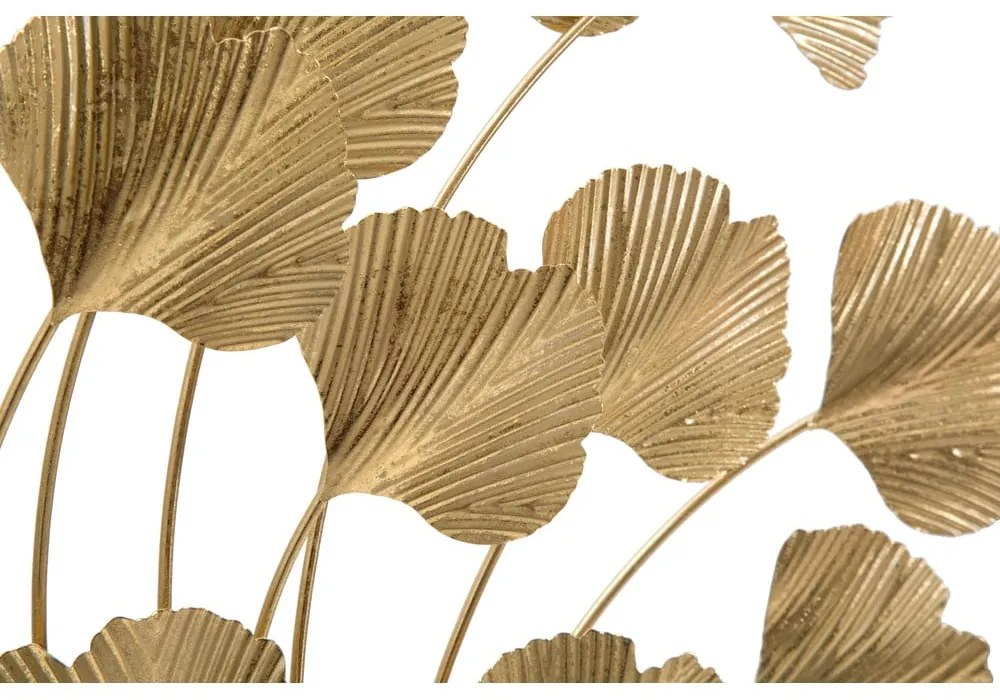 Kovová soška v zlatom dekore Mauro Ferretti Wind Leaf