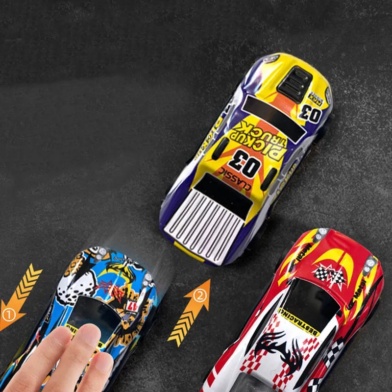 LEAN TOYS Sada farebných vozidiel s pohonom - 25 kusov