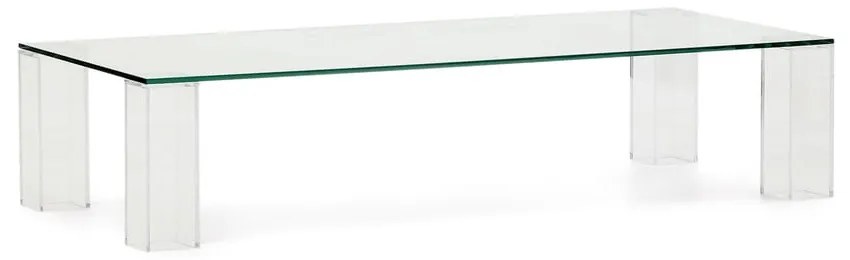 Sklenený konferenčný stolík 60x140 cm Adularia – Kave Home